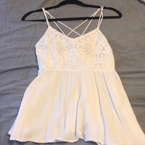 Super cute lacy strap top